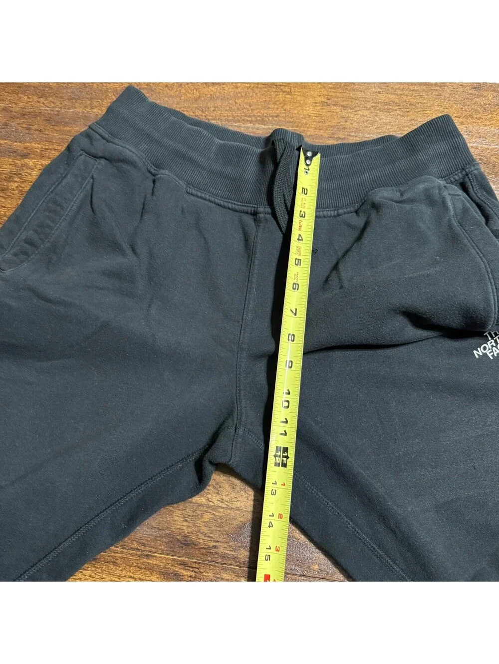The North Face Joggers Mens Large Black Double Graphic Cotton Joggers Tapered